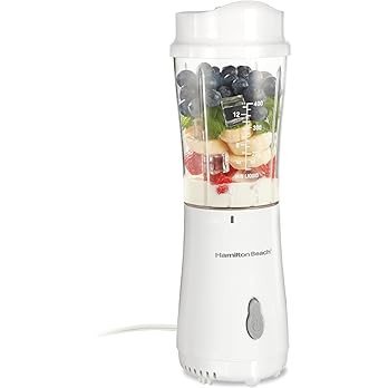 Hamilton Beach Portable Blender for Shakes and Smoothies, 14 Oz BPA Free Travel Cup & Lid, Durabl... | Amazon (US)