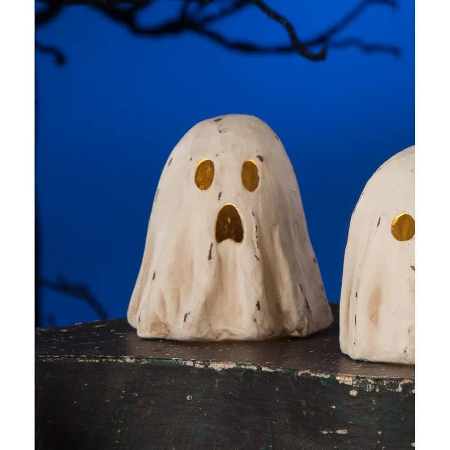 Bethany Lowe Designs - Scared Ghost Luminary Small Paper Mache - TJ2303 | Amazon (US)
