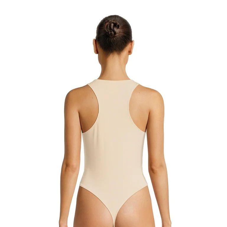 No Boundaries Juniors Double Layer High Neck Bodysuit, 2 Pack, Sizes XS-XXXL - Walmart.com | Walmart (US)