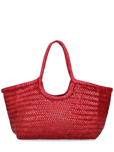 Big nantucket woven leather basket bag - Dragon Diffusion - Women | Luisaviaroma | Luisaviaroma