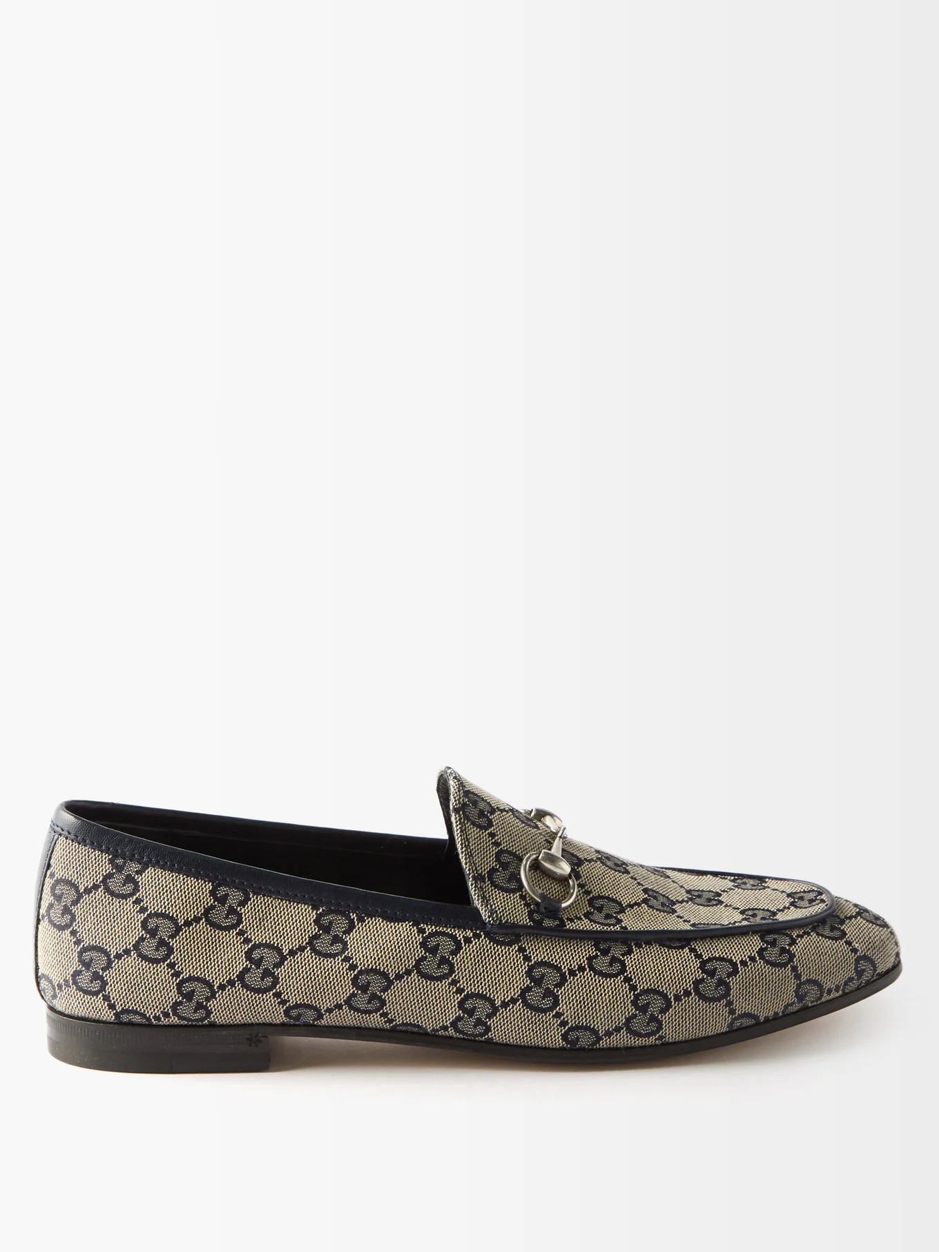Jordaan GG-canvas and leather loafers | Matches (UK)