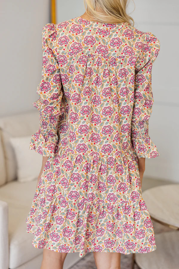 NURSING COLLECTION: In Your Happy Place Magenta Paisley Dress | The Mint Julep Boutique