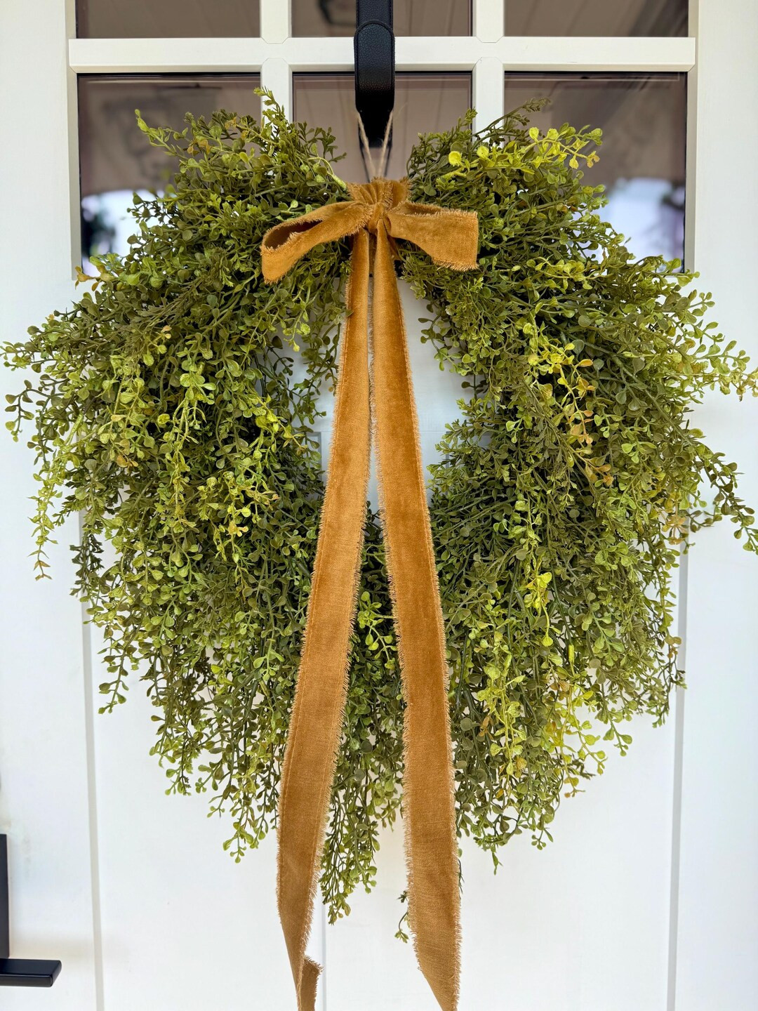 Cascading Fall Wreath for Front Door, Autumn Wreath, Fall Entryway Decor, Neutral Year Round Wrea... | Etsy (US)