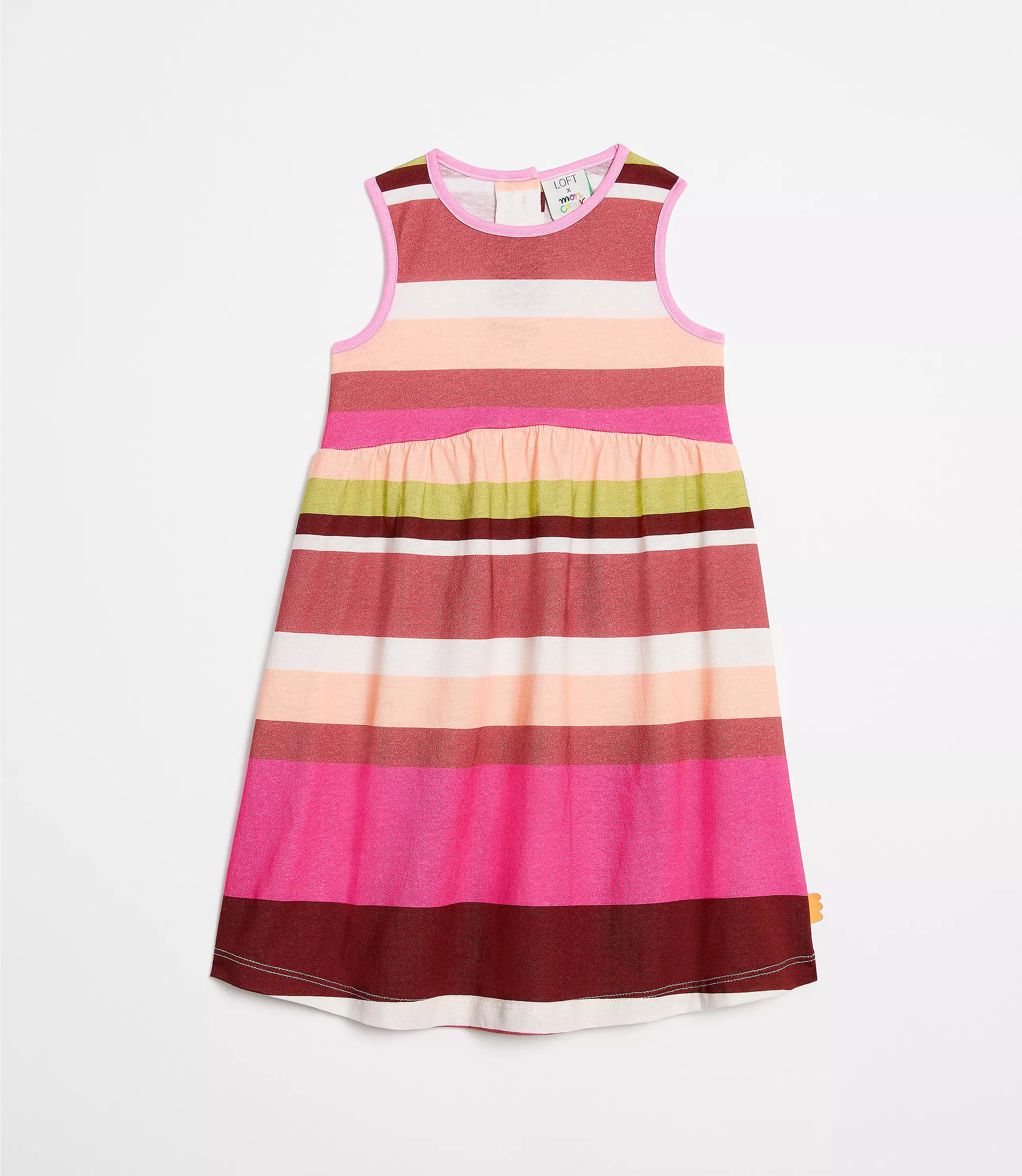 LOFT x Mon Coeur Recycled Cotton Stripe Tank Dress | LOFT