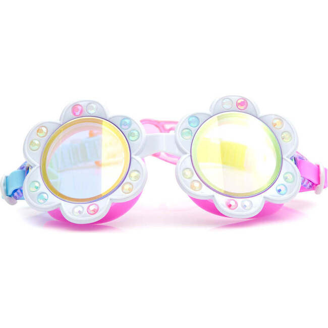 Dandi Swim Googles, Blanch Blossom - Bling2O Girl Accessories | Maisonette | Maisonette