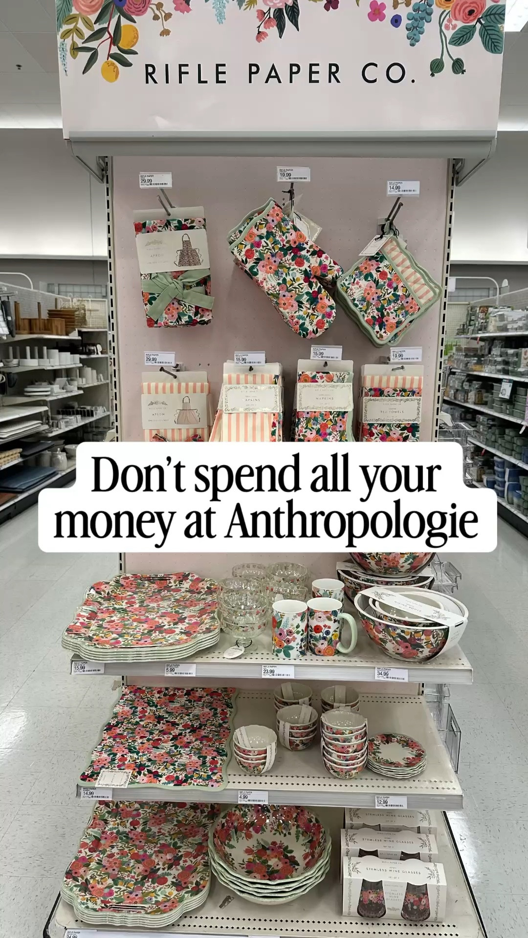 You don’t need to spend all your money at Anthropologie! 
This new collection from Rifle Paper Co is so adorable and affordable! 

#LTKHome