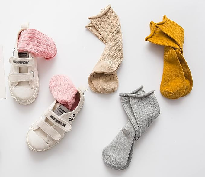 Amazon.com: TESOON Kid Girls Winter Cotton Warm Crew Socks Autumn and winter, 10 Pair Assorted co... | Amazon (US)