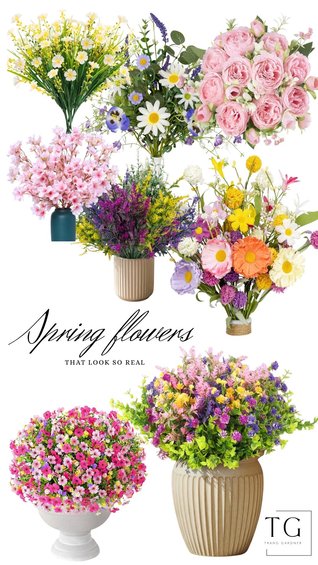 Spring flowers, fake flowers 

#LTKmomlife #LTKHome #LTKSaleAlert