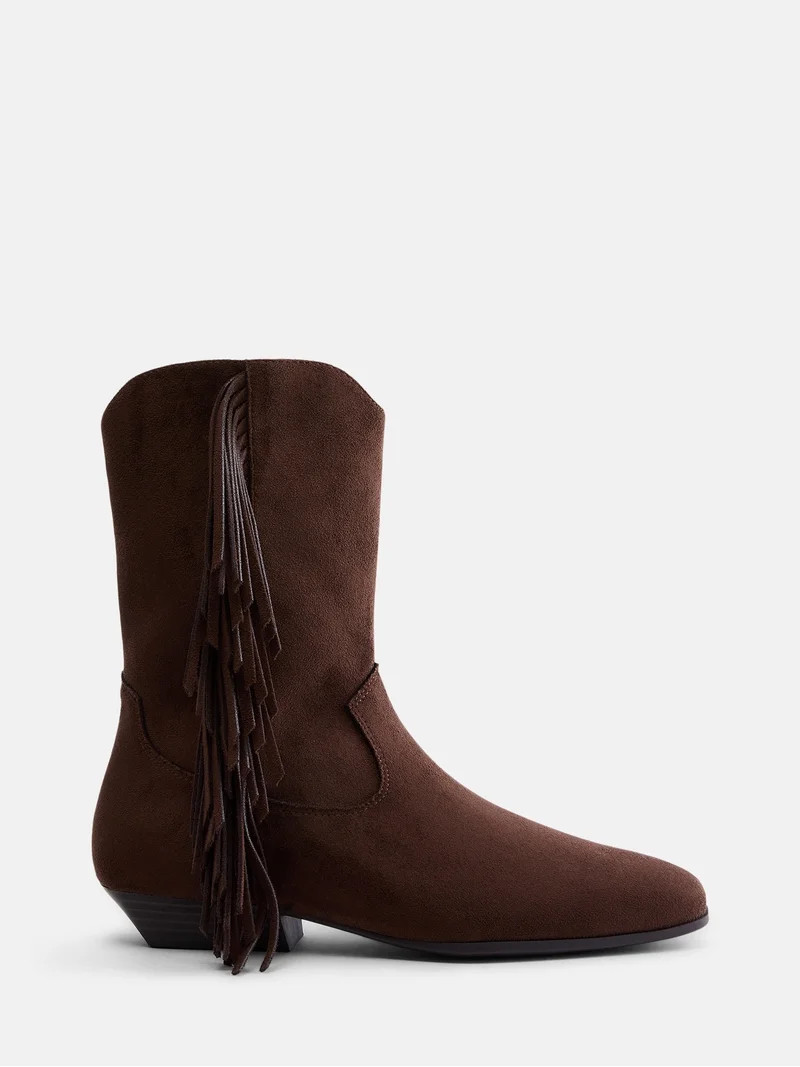 Scenario Women's Fringe Western Boots | Walmart (US)