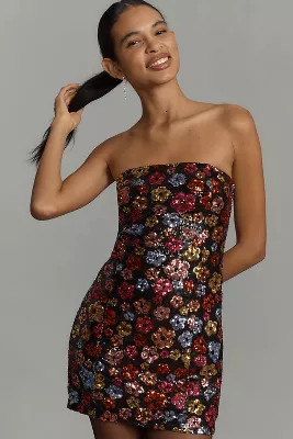 Endless Rose Strapless Sequin Mini DressEndless RoseWrite a Review Reviews$130.00Color: BLACK MOT... | Anthropologie (US)