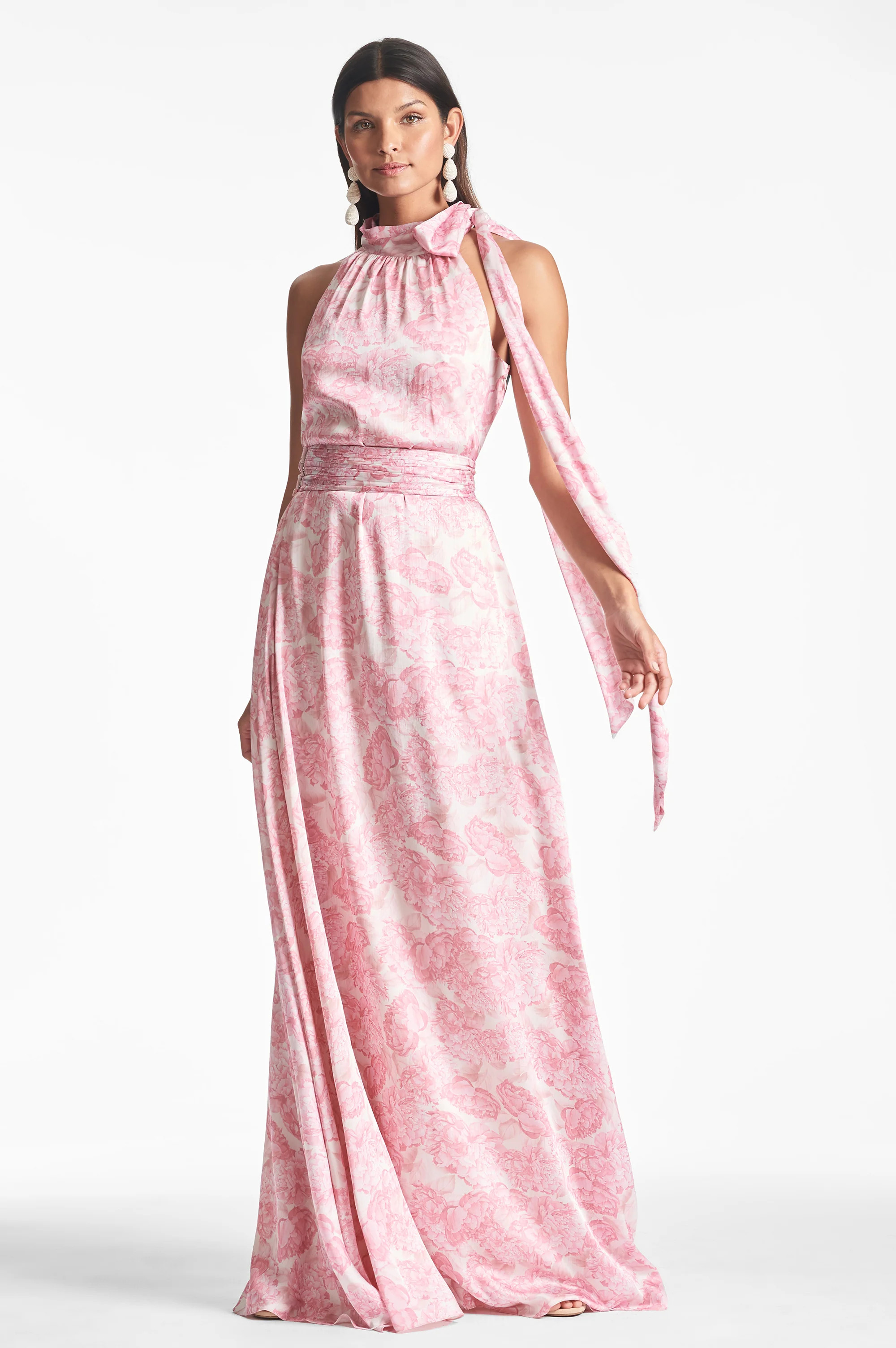 Kayla Gown - Rouge Damask Rose - Final Sale | Sachin and Babi