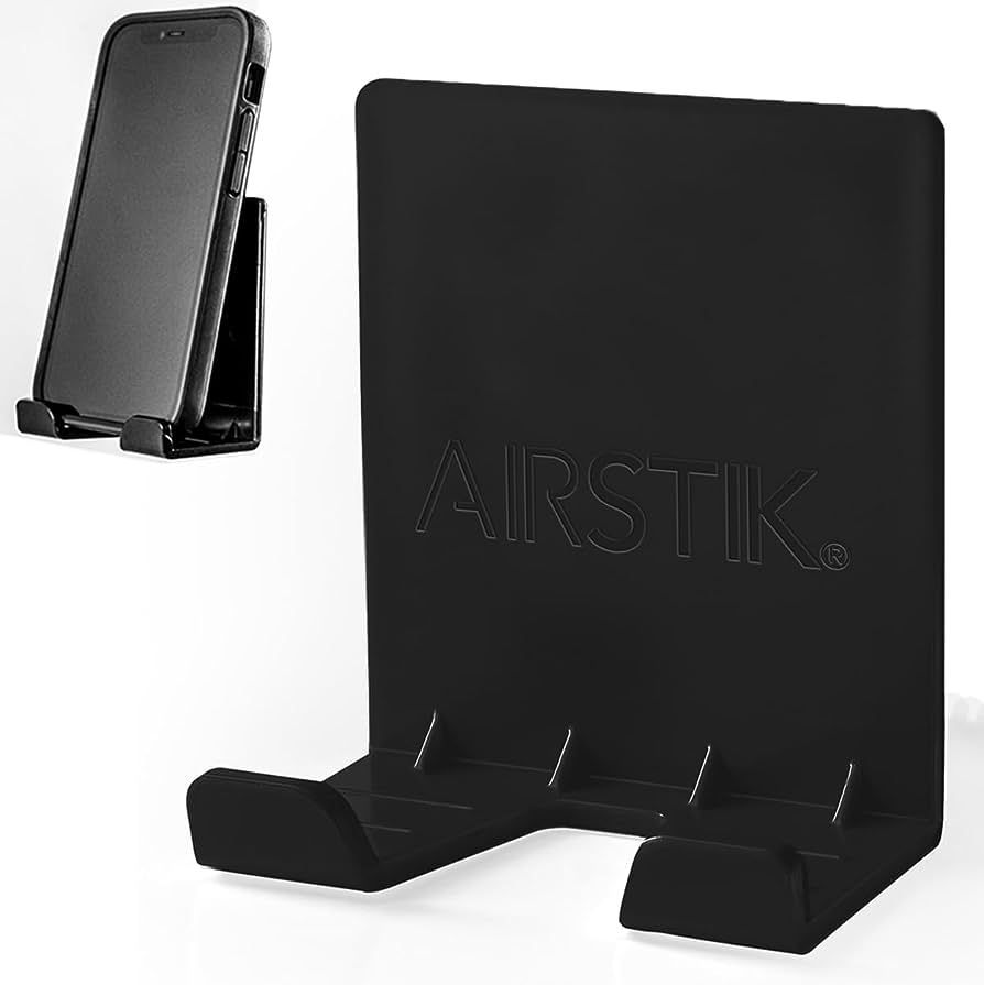 AIRSTIK Cradle Glass Mount Phone Holder Reusable TikTok Facetime Compatible with iPhone iPad Cell... | Amazon (US)