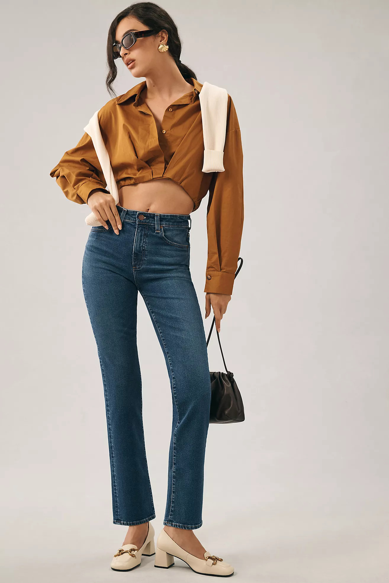AG Saige Straight Jeans | Anthropologie (US)