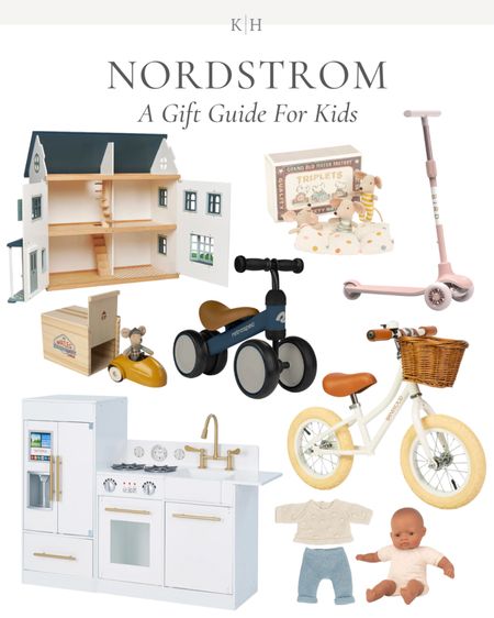 Nordstrom gift guide for the littles! I love all of these toys for the kids, especially these bikes! 

#nordstrom #bike #kitchen #giftguides #kids 

#LTKkids #LTKHoliday #LTKGiftGuide