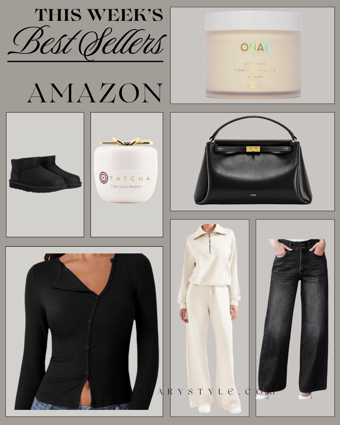 THIS WEEK’S AMAZON BESTSELLERS FASHION! Luxury beauty favorites, cozy essentials, and elevated everyday style all in one edit. These are the pieces everyone is reaching for right now because they’re timeless, flattering, and easy to wear on repeat. From polished basics to feel good beauty staples, these best sellers prove everyday style can still feel refined.

#Amazon #TheHillaryStyle #AmazonFashion #AmazonBestsellers #CozyStyle #EverydayFashion #NeutralStyle #ElevatedBasics #LuxuryForLess 

 #LTKmomlife #LTKOver40 #LTKHome