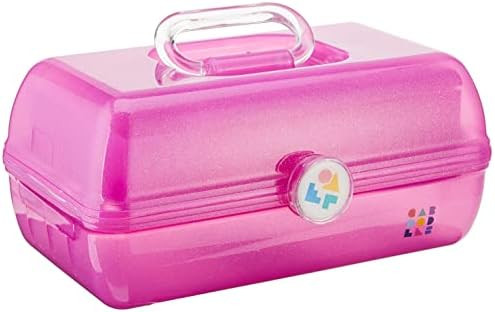 Caboodles On-The-Go Girl Hot Pink Sparkle Jellies Vintage Case, 1 Lb | Amazon (US)