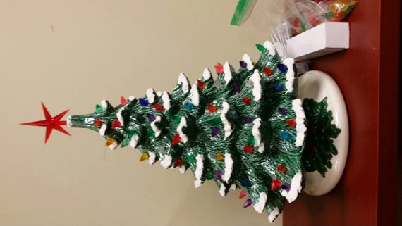 Ceramic Christmas Tree Approximately 18 Inches Tall Complete | Etsy | Etsy (US)
