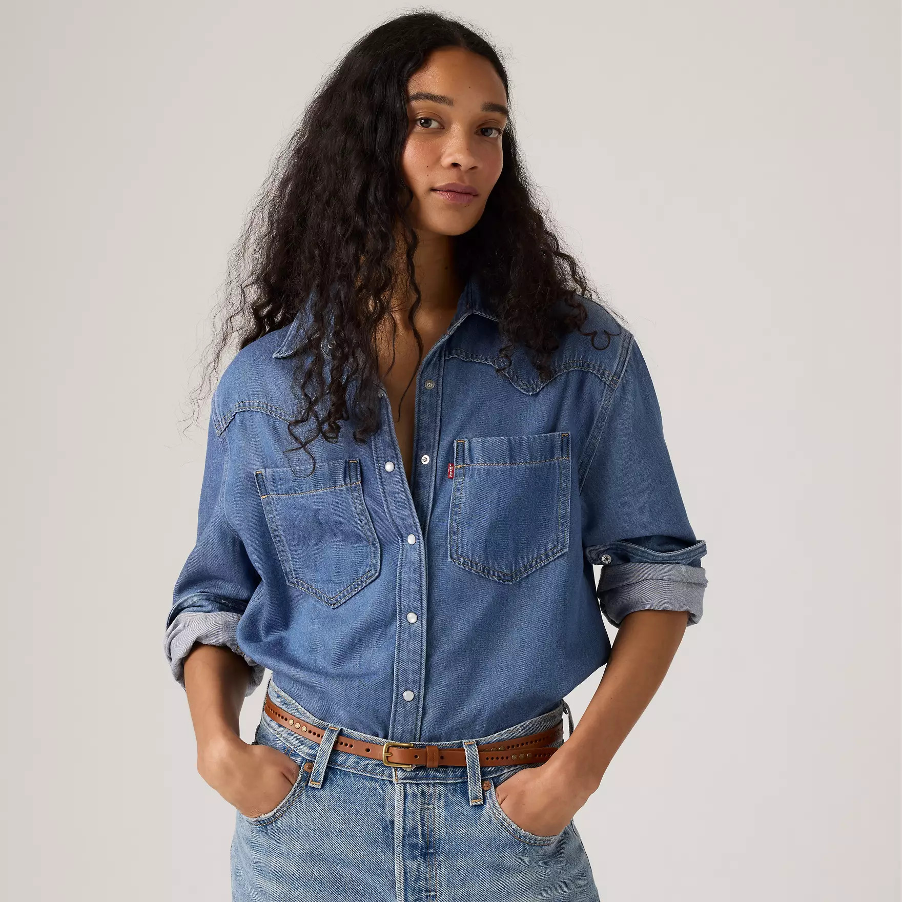 Teodora Western Shirt - Medium Wash | Levi's® US | Levi's US