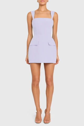 Amanda Uprichard Bethany Skort Romper in Feather - Size S | Amanda Uprichard