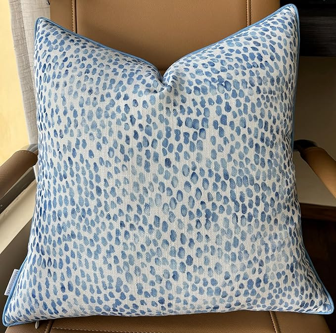 MANOJAVAYA Printed Rain Drops Decorative Square Accent Throw Pillow Cover - Home Decor for Couch,... | Amazon (US)