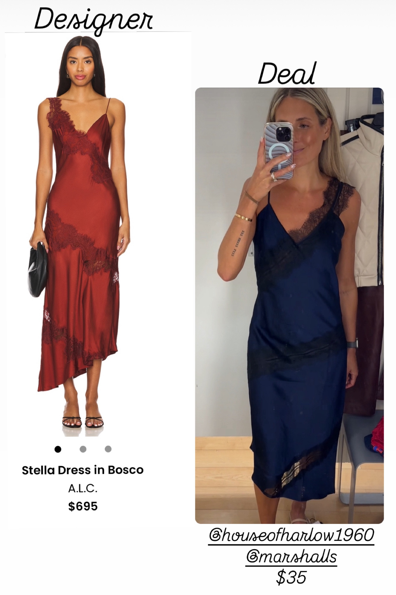 Designer look alikes for less! Perfect wedding guest dress option. 

#LTKWedding #LTKStyleTip #LTKFindsUnder50