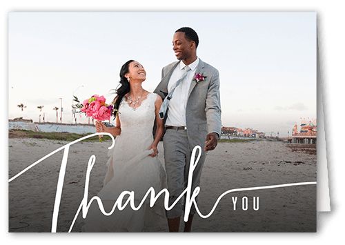 Signature Thanks Thank You Card | Shutterfly