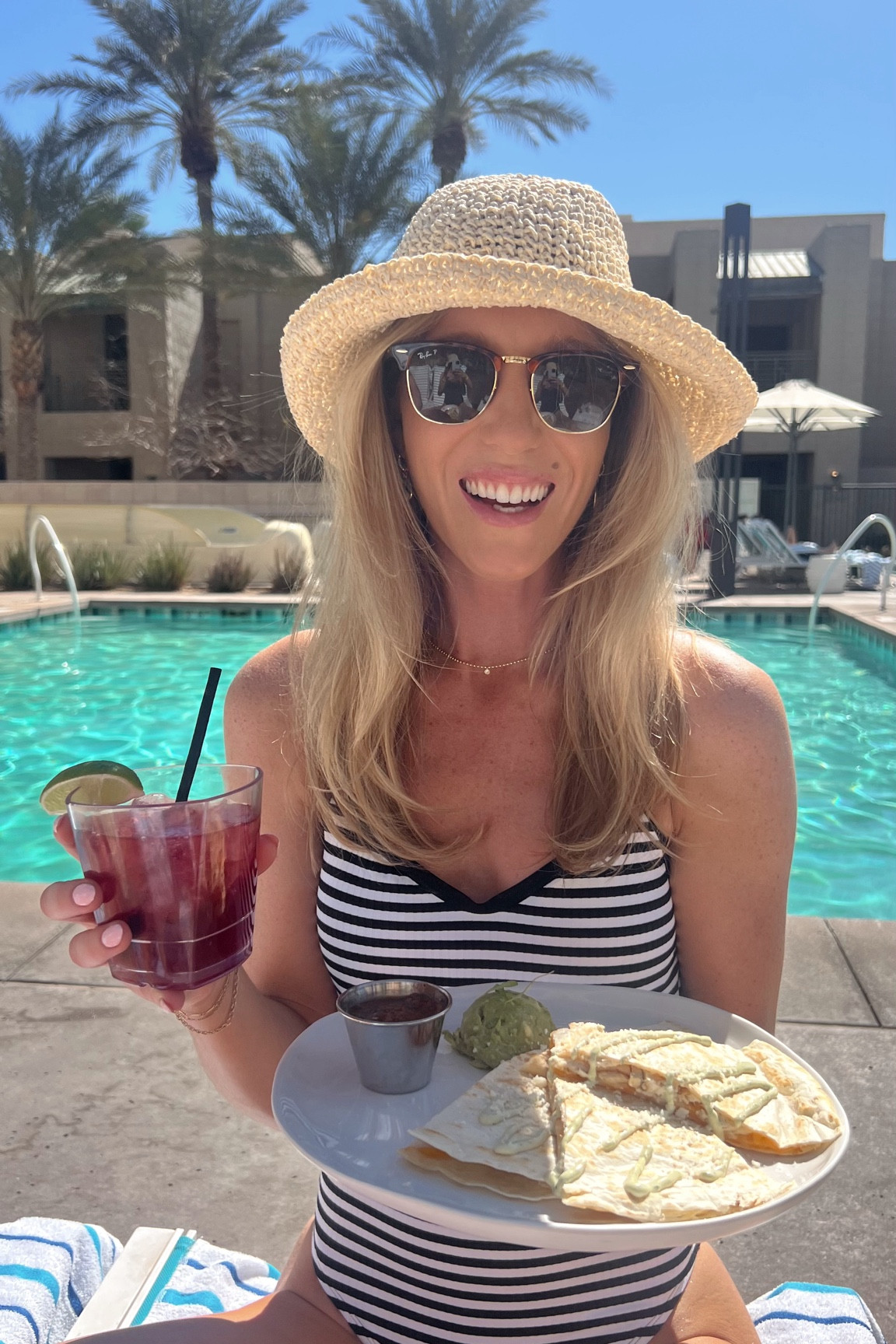 Spring break and poolside ready! ☀️ This black & white striped one-piece swimsuit is a Target find, and the fit is perfect (wearing a small, TTS). Love how classic and flattering the print is! 🖤🤍 Also linked these adorable fish earrings and a $20 bucket hat—such fun accessories for a beachy look. Grab them now before they sell out! 🏖️


swimsuit, striped swimsuit, one piece swimsuit, Target swim, spring break outfit, beach vacation, affordable swimwear, bucket hat, vacation style, pool day essentials



#LTKFindsUnder50 #LTKSwim