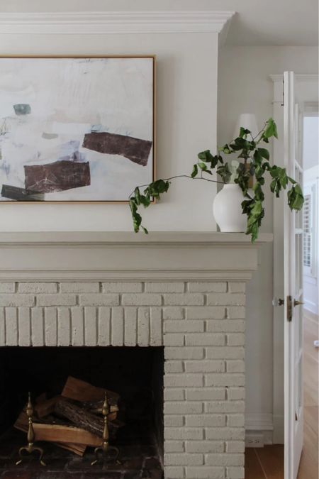 There are always mixed opinions on the topic of a painted fireplace. My advice - consider condition, aesthetics, budget and timeline to determine your course of action to create the look you desire. Thoughts?
•
•
•


#LTKhome #LTKsalealert #LTKstyletip