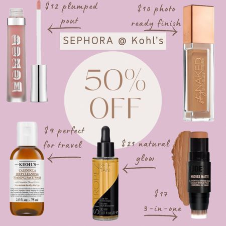 50% off some off the most loved beauty products from Sephora at Kohl’s 💄

#LTKsalealert #LTKbeauty #LTKfindsunder50