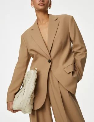 Relaxed Single Breasted Blazer | Marks and Spencer US