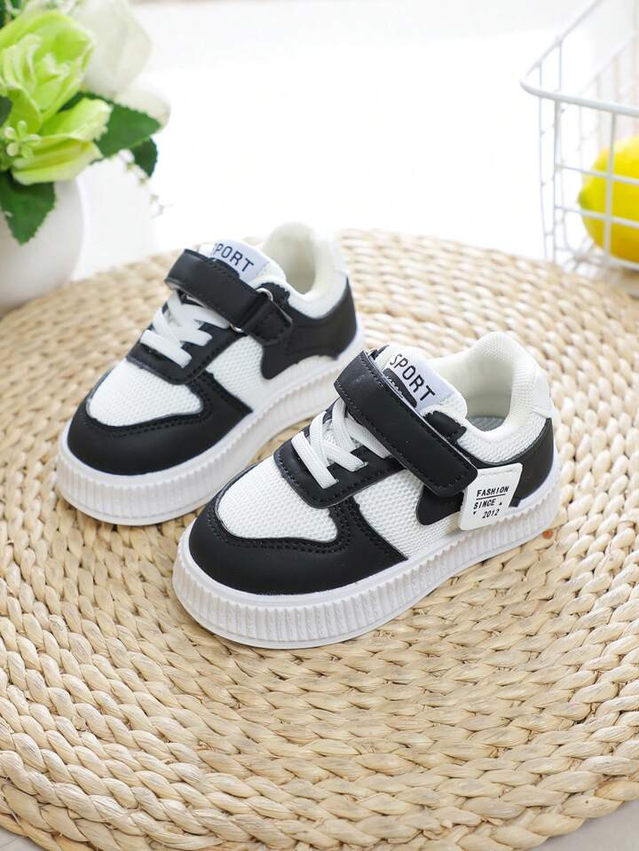 1pair Boys' Spring Outdoor Breathable Mesh Soft Bottom Slip-Resistant Fashion Sneaker For Infant ... | SHEIN
