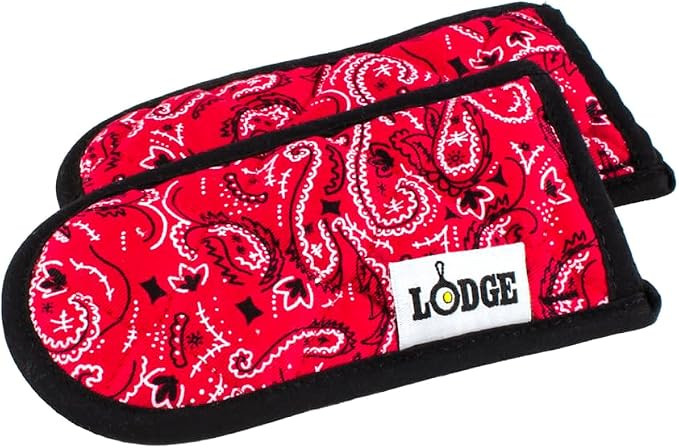Lodge Fabric Hot Handle Holder (Pack of 2) - Machine Washable Hot Handle Holder Designed for Trad... | Amazon (US)