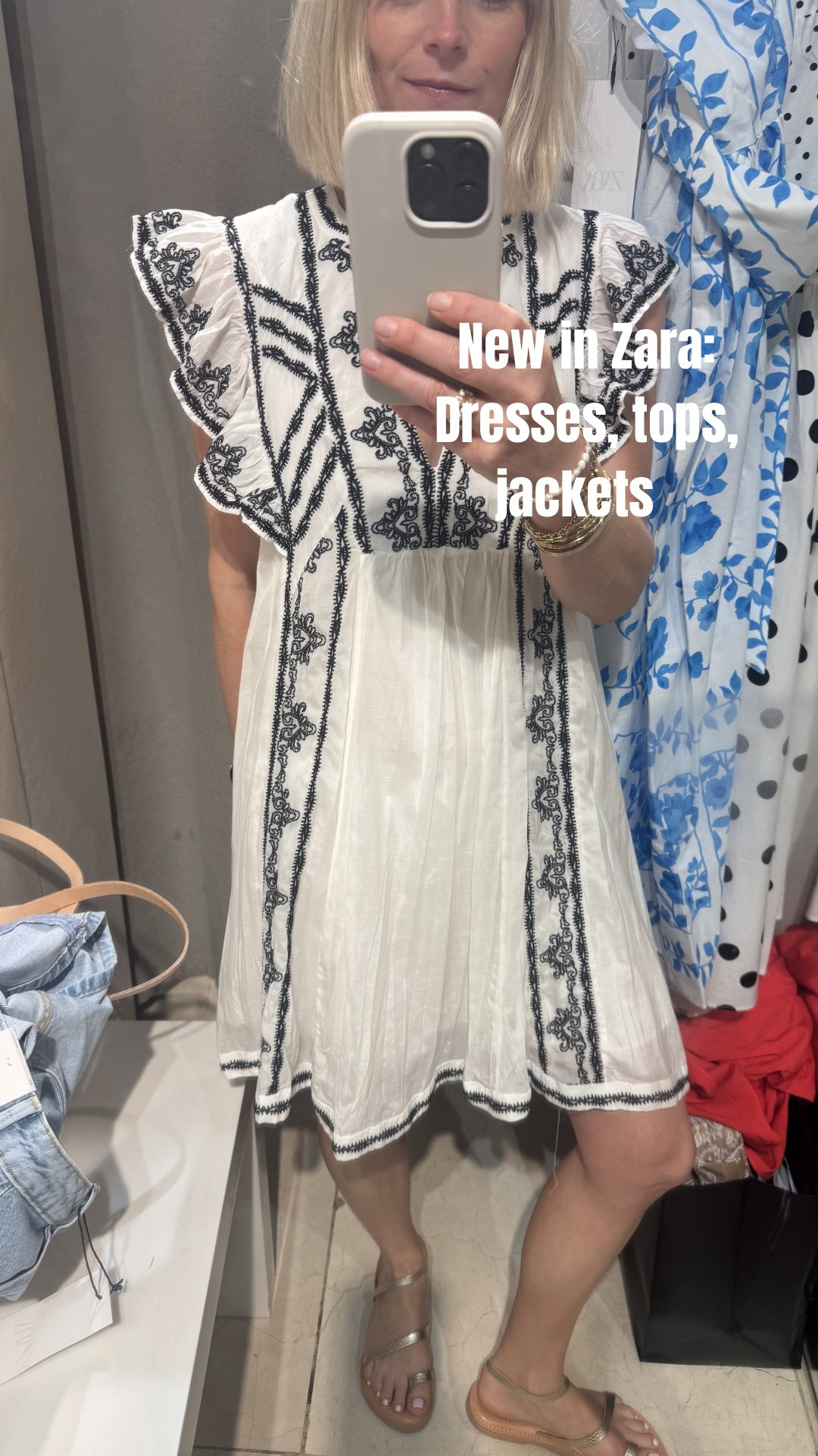 New in Zara try on:

Cotton summer holiday dresses 
Cotton blouses
Perfect denim shorts 
The perfect jacket for wearing over your dresses 

Wearing the smallest size in all 

Summer holiday outfits 
Summer holiday dress

#LTKsummer #LTKdresses #LTKtravel