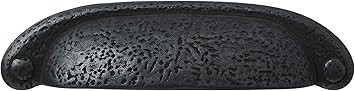 Hickory Hardware P3004-BI 3-Inch Refined Rustic Pull, Black Iron | Amazon (US)