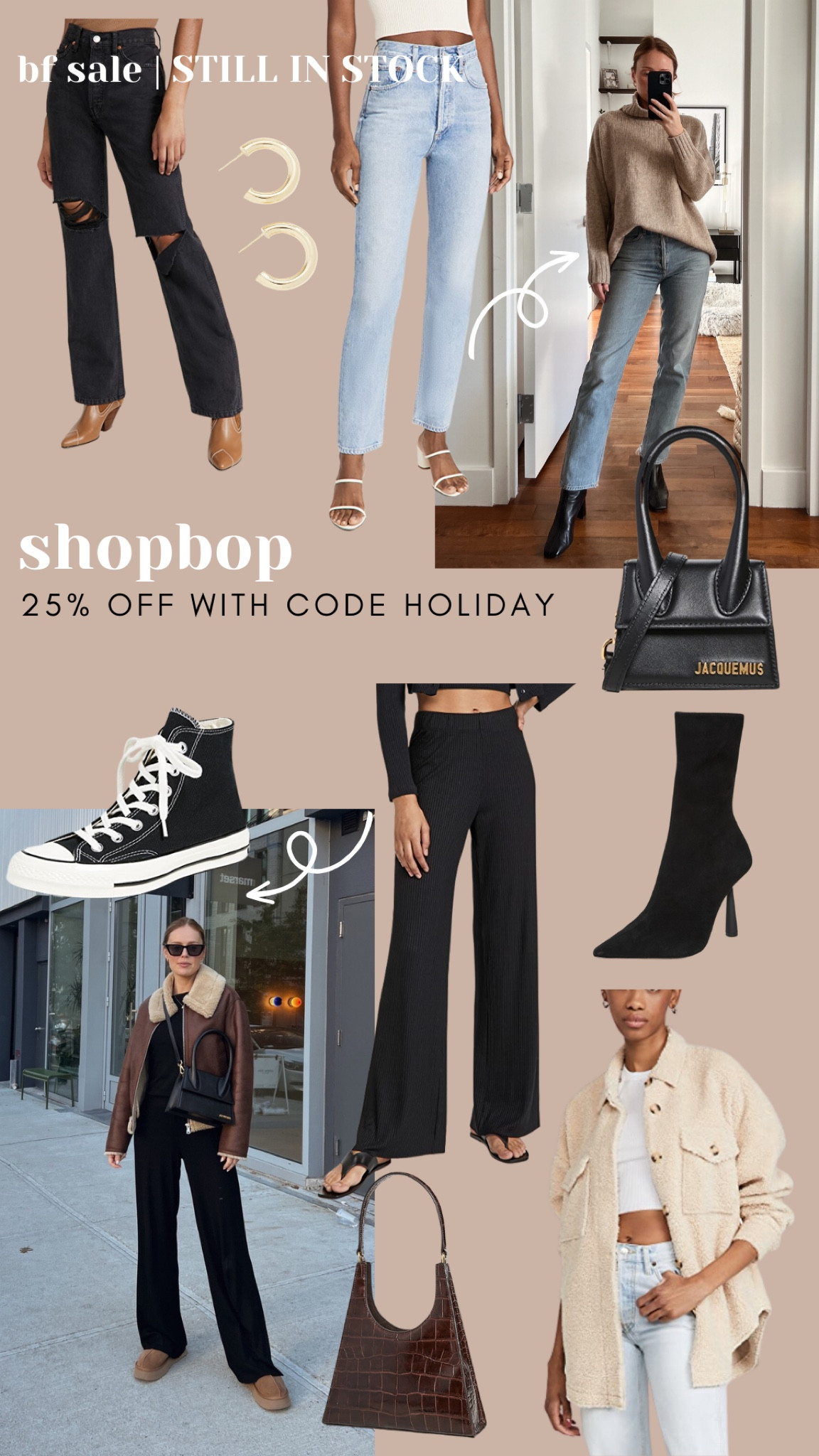 All these items are still in stock in majority of sizes and are 25% off in the Shopbop sale! 

#LTKCyberweek #LTKsalealert