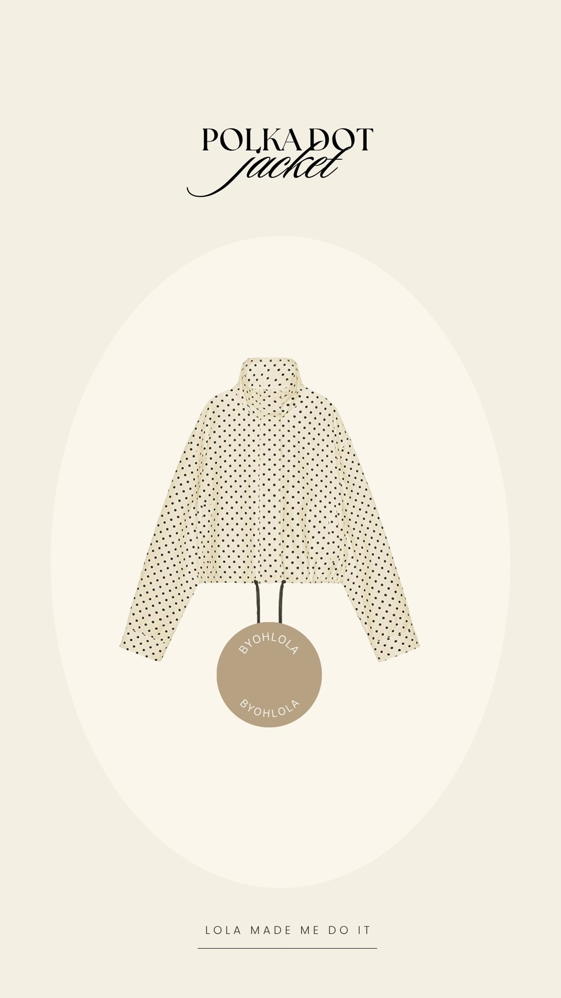 Polka dot jacket