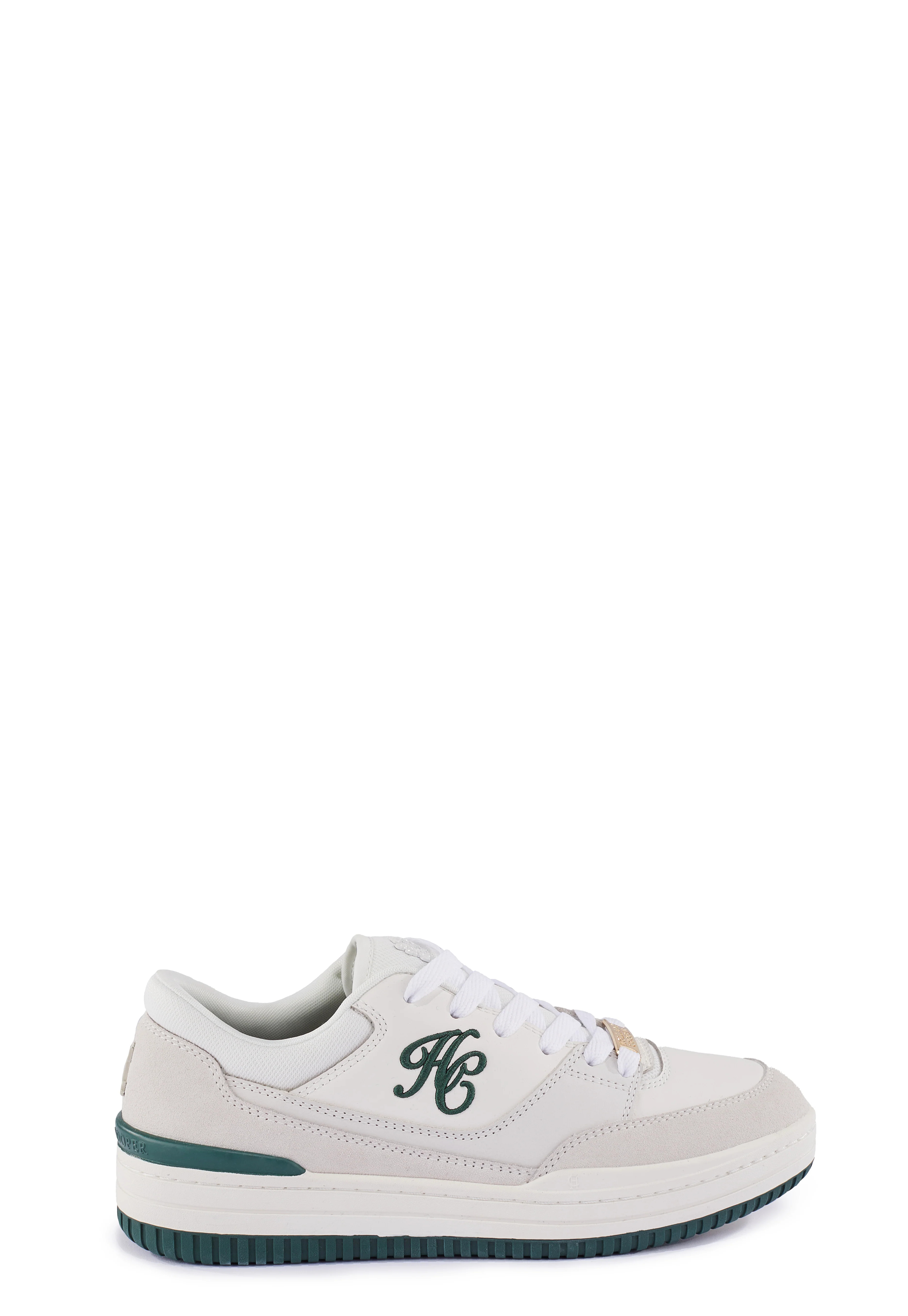 Retro Trainer (White Racing Green) | Holland Cooper