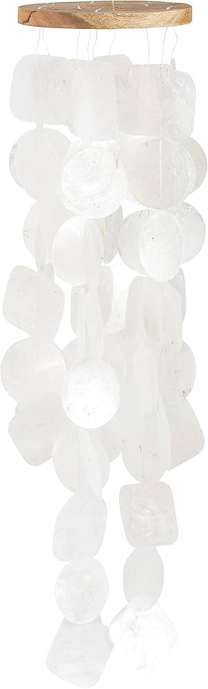 Solange & Frances Wind Chimes for Outside – Natural White Capiz Shell Outdoor Wind Chime Garden... | Amazon (US)