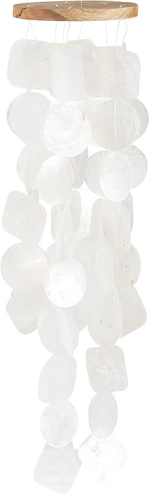 Solange & Frances Wind Chimes for Outside – Natural White Capiz Shell Outdoor Wind Chime Garden... | Amazon (US)