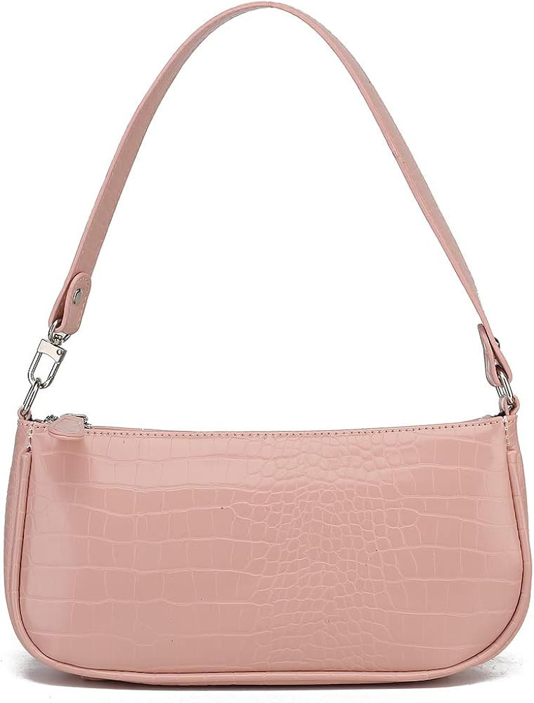 Barabum Retro Classic Clutch Shoulder Tote HandBag with Zipper Closure for Women | Amazon (US)