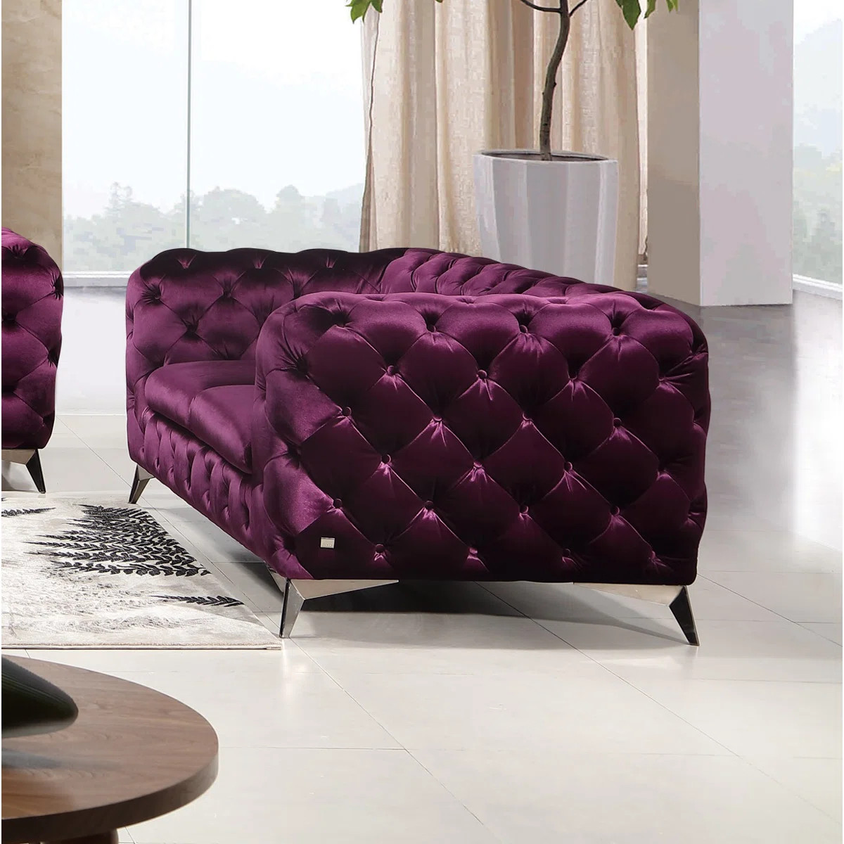 74'' Velvet Loveseat | Wayfair North America