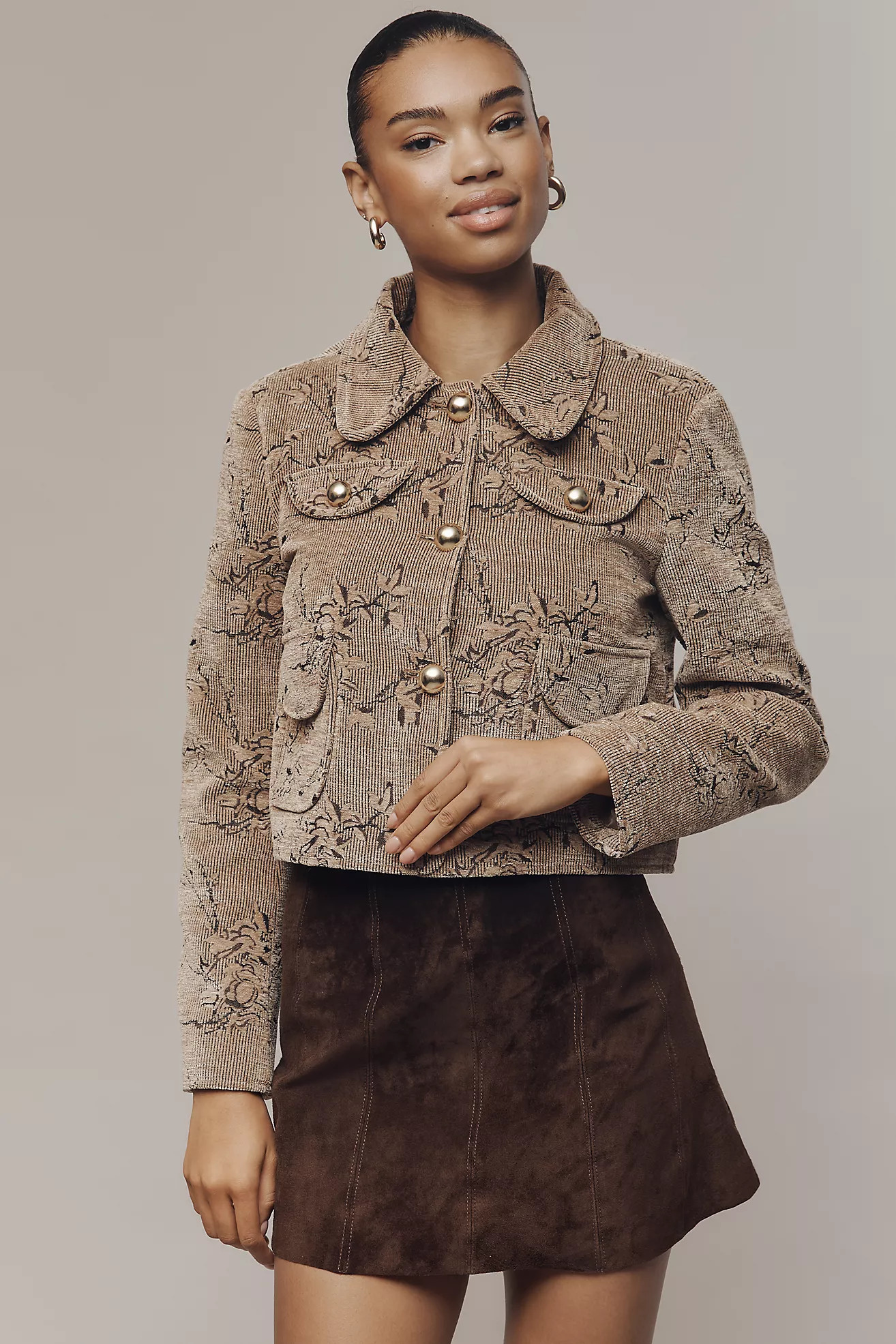 Avec Les Filles Crop Corduroy Jacket | Anthropologie (US)