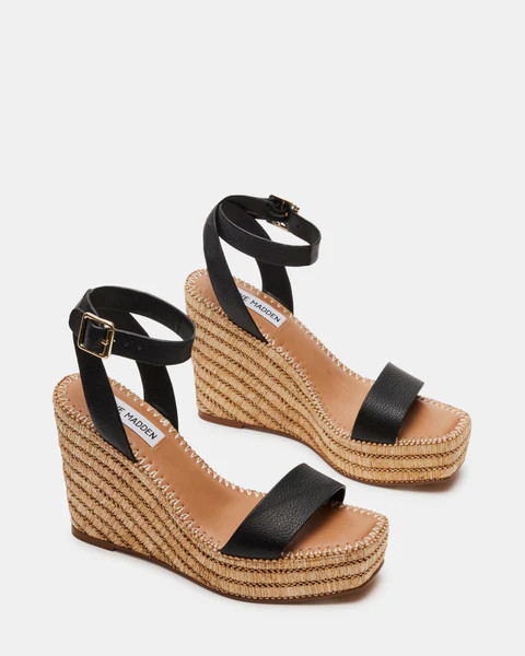 CASSIE BLACK LEATHER | Steve Madden (US)