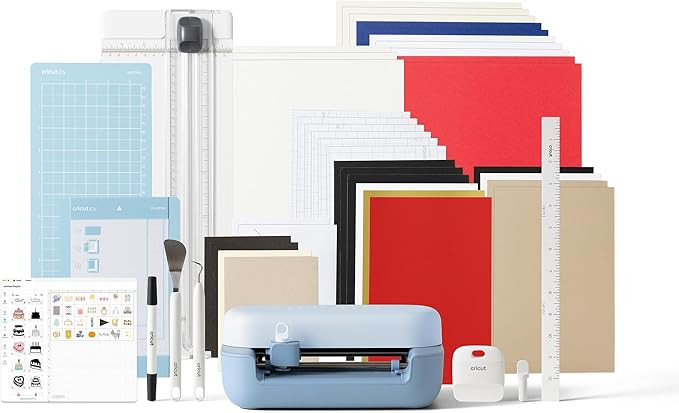 Cricut Joy™ 2 Essential Bundle + Digital Content, Blue - Ultra-Compact Cutting Machine - Perfec... | Amazon (US)