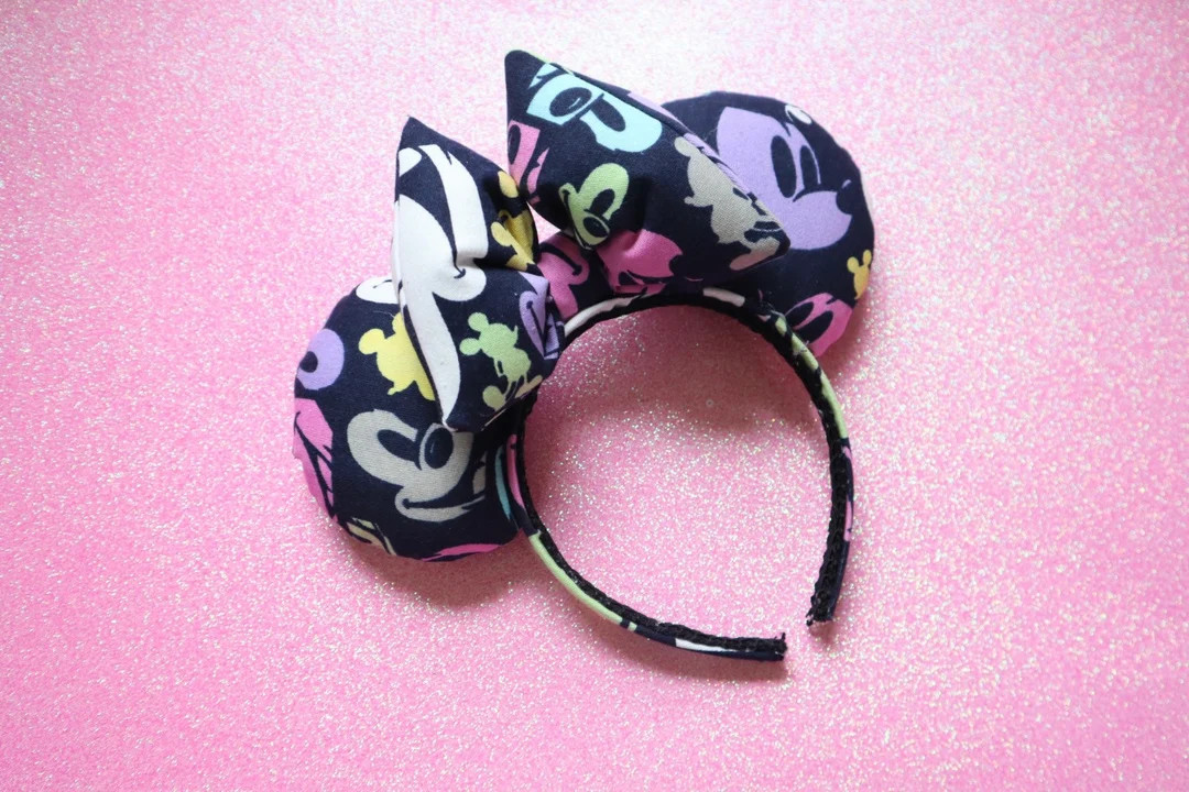 Mickey Technicolor Mouse Ears - Etsy | Etsy (US)