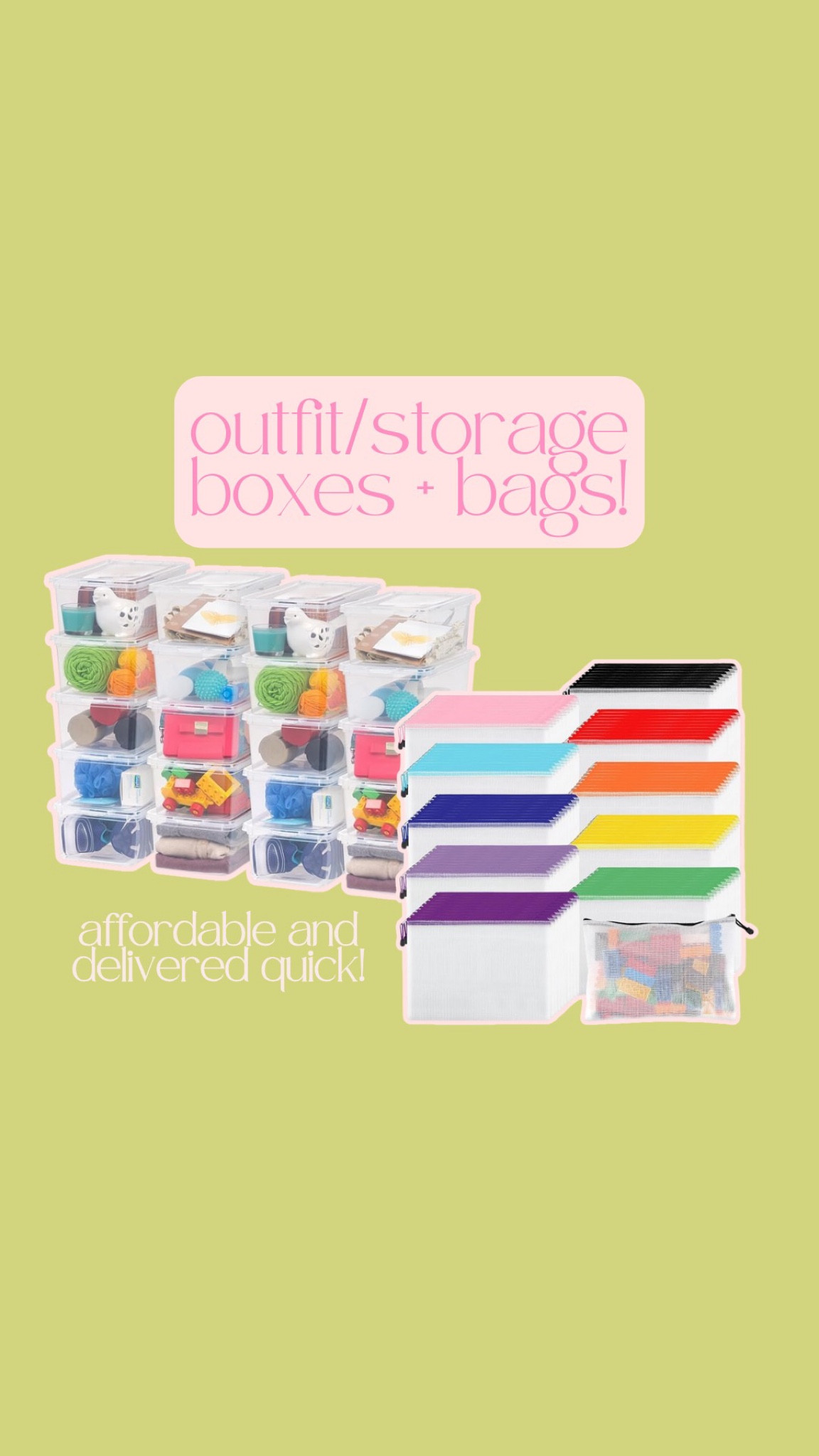 The bags and boxes I use for outfit and toy organization!! 🪁🩵👚

#LTKfamily #LTKkids #LTKhome