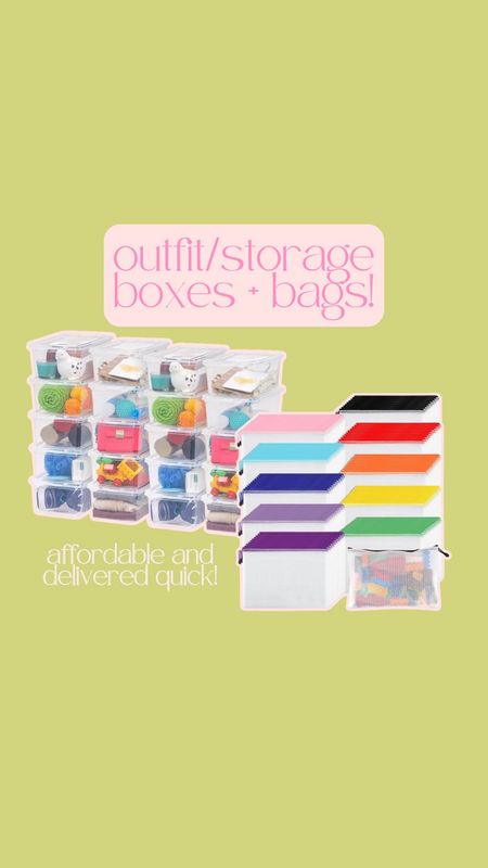 The bags and boxes I use for outfit and toy organization!! 🪁🩵👚

#LTKfamily #LTKkids #LTKhome