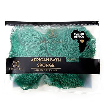Bellanomi African Exfoliating Net Sponge, Authentic, Ethically sourced from Nigeria, 45 inches Lo... | Amazon (US)