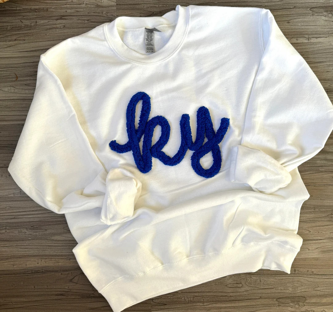 Kentucky Sweatshirt, Chenille Embroidered Sweatshirt Oversized Team Pullover, Kentucky Pullover, ... | Etsy (US)