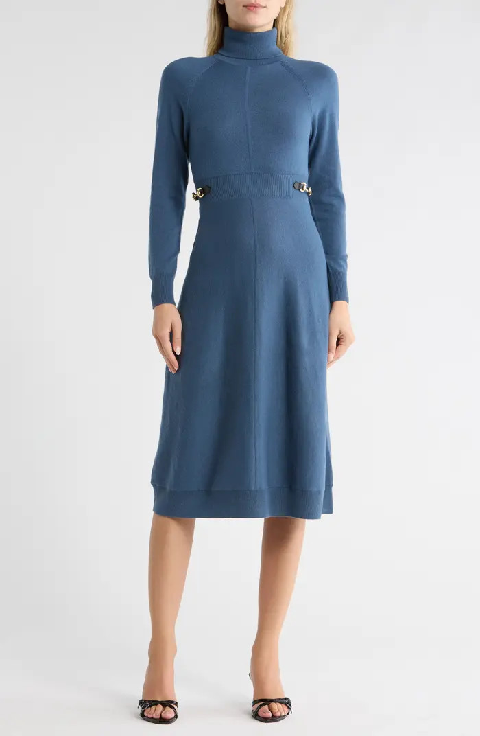 Derek Lam 10 Crosby Becky Long Sleeve Turtleneck Wool Sweater Dress | Nordstromrack | Nordstrom Rack